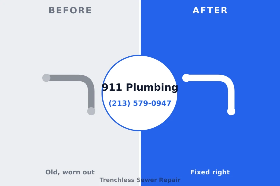 Before and after: plumbing repair Sauk Rapids, MN